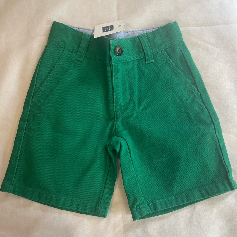 Janie and Jack Cotton Green Shorts - NWT - Size 2T
